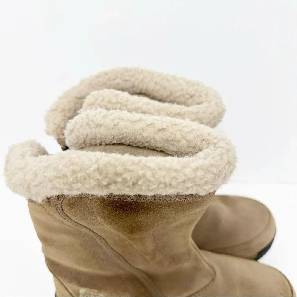 Sorel Waterfall Winter Boot Thinsulate Tan Suede Size 7 NL1964-250